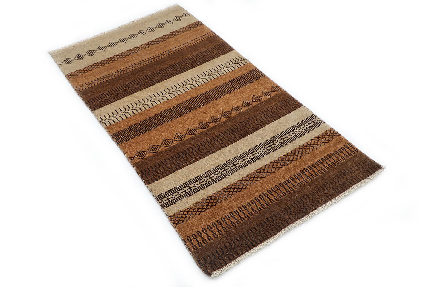 Hand-Knotted Oushak Carpet 2'.5" X 4'.6" Traditional, Gold Fine Wool Runner Rug 2x4