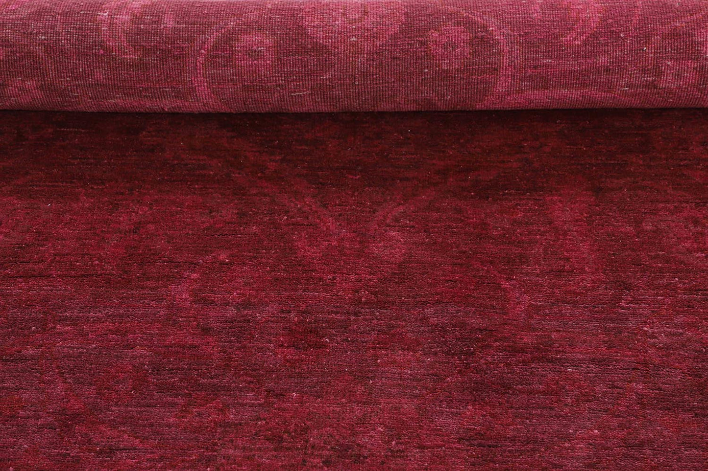 Hand-Knotted Oushak Carpet 8'.3" X 10'.3" Traditional, Red Fine Wool Area Rug 8x10