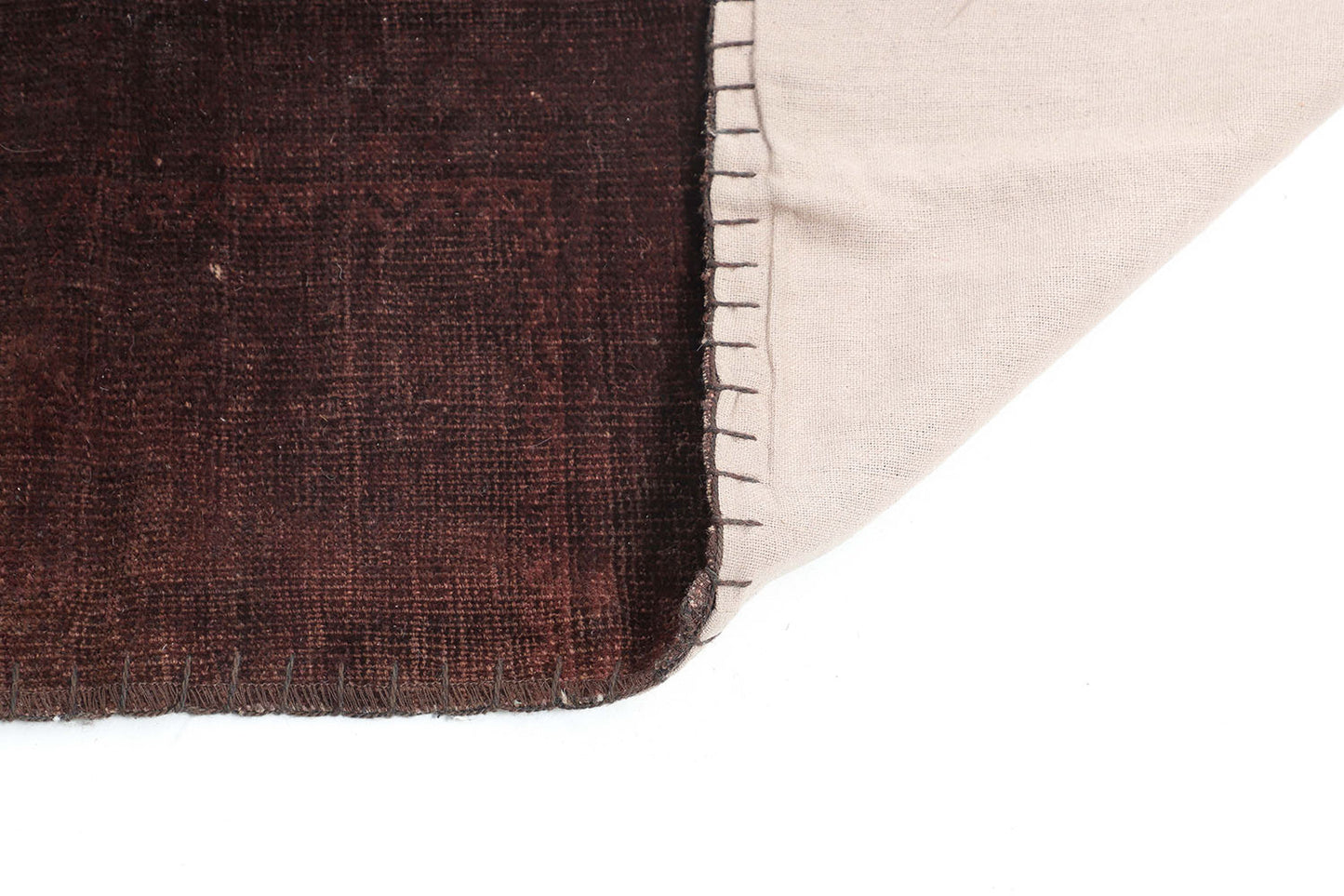 Hand-Knotted Gabbeh Carpet 5'.10" X 8'.2" , Brown Fine Wool Area Rug5.5x8 D44350