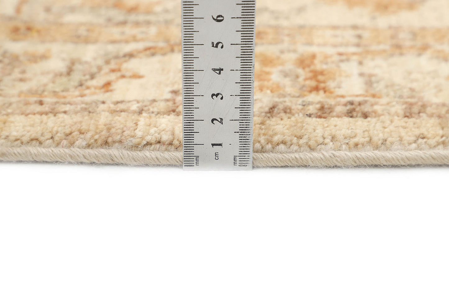 Hand-Knotted Oushak Carpet 2'.2" X 4' Traditional, Beige Fine Wool Accent Rug 2x4