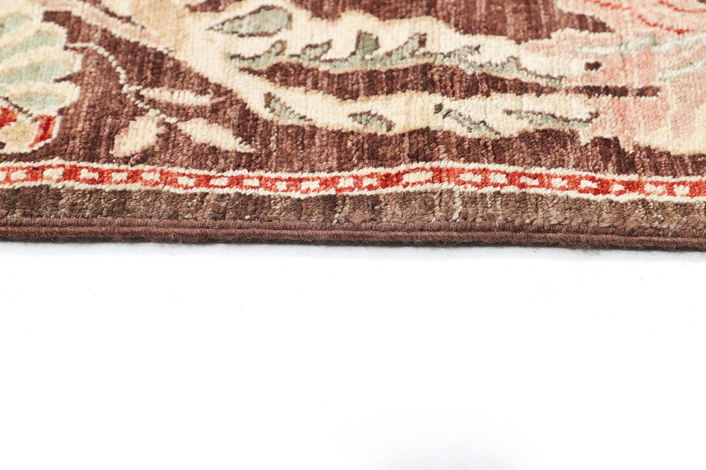 Hand-Knotted Gabbeh Carpet 5'.5" X 8'.6" Tribal, Brown Fine Wool Area Rug 5.5x8 D2641