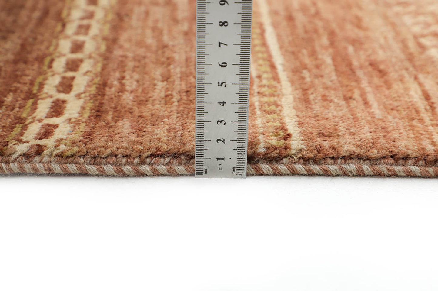 Hand-Knotted Oushak Carpet 3'.1" X 5'.2" Traditional, Rust Fine Wool Area Rug 3x5
