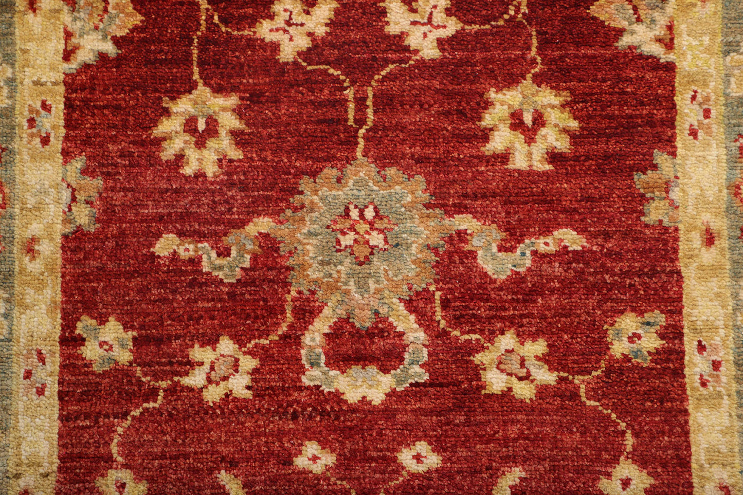 2.5x10 Hand-Knotted Ariana Carpet 2'.7" X 10'.5" Traditional, Red Fine Wool Runner Rug D40671