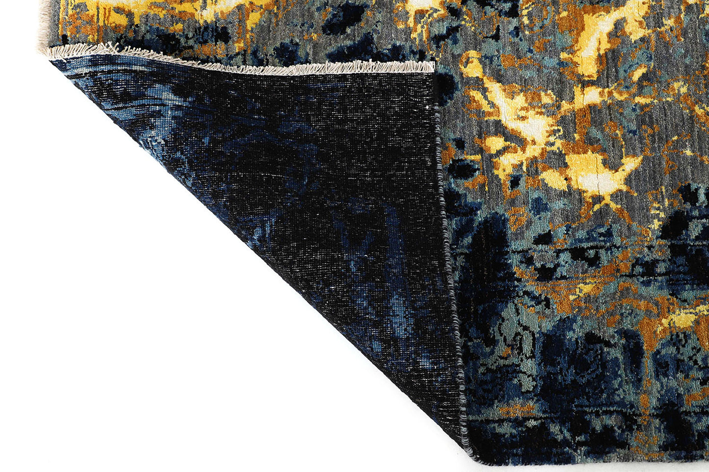 Hand-Knotted Oushak Carpet 6'.2" X 9' Traditional, Grey Fine Wool Area Rug 6x9