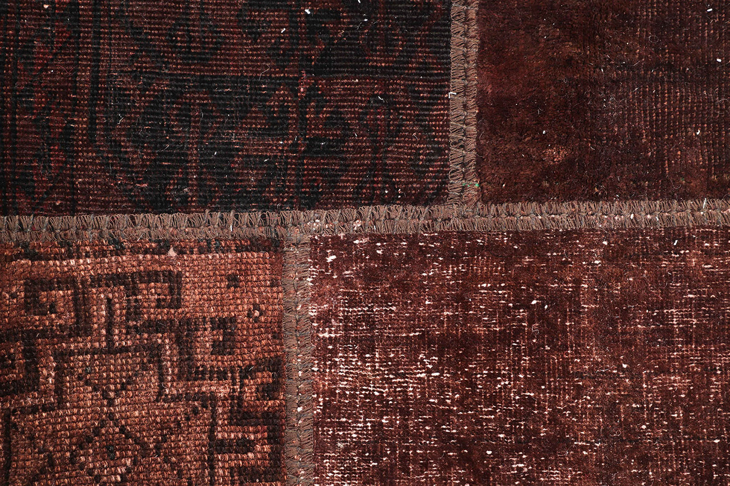 Hand-Knotted Gabbeh Carpet 5'.10" X 8'.2" , Brown Fine Wool Area Rug5.5x8 D44350
