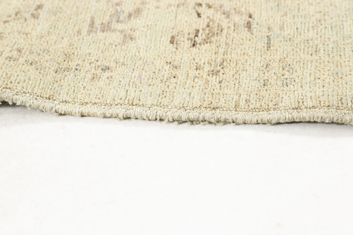 Hand-Knotted Oushak Carpet 6'.1" X 8'.10" Traditional, Grey Fine Wool Area Rug 6x9