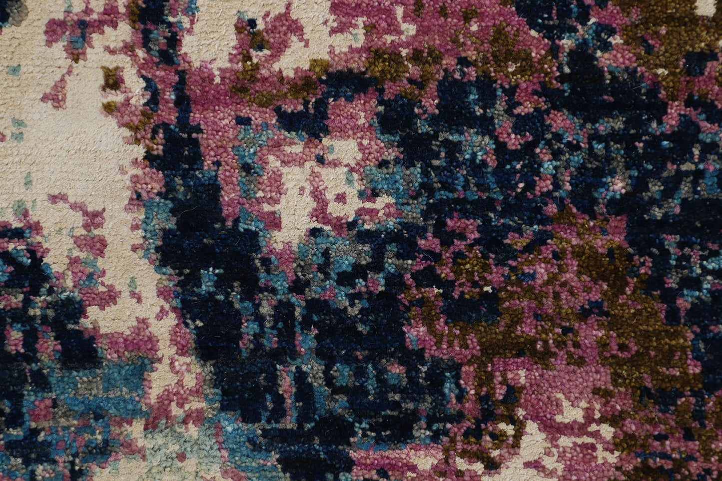 Hand-Knotted Oushak Carpet 6' X 9'.1" Traditional, Blue Fine Wool Area Rug 6x9
