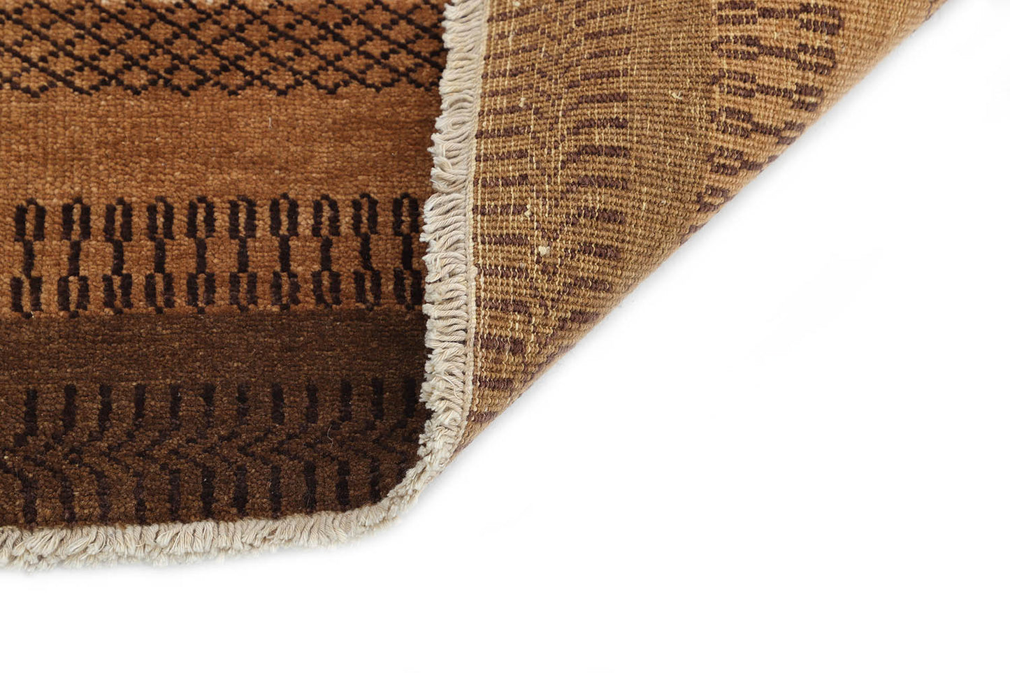 Hand-Knotted Oushak Carpet 2'.5" X 4'.6" Traditional, Gold Fine Wool Runner Rug 2x4