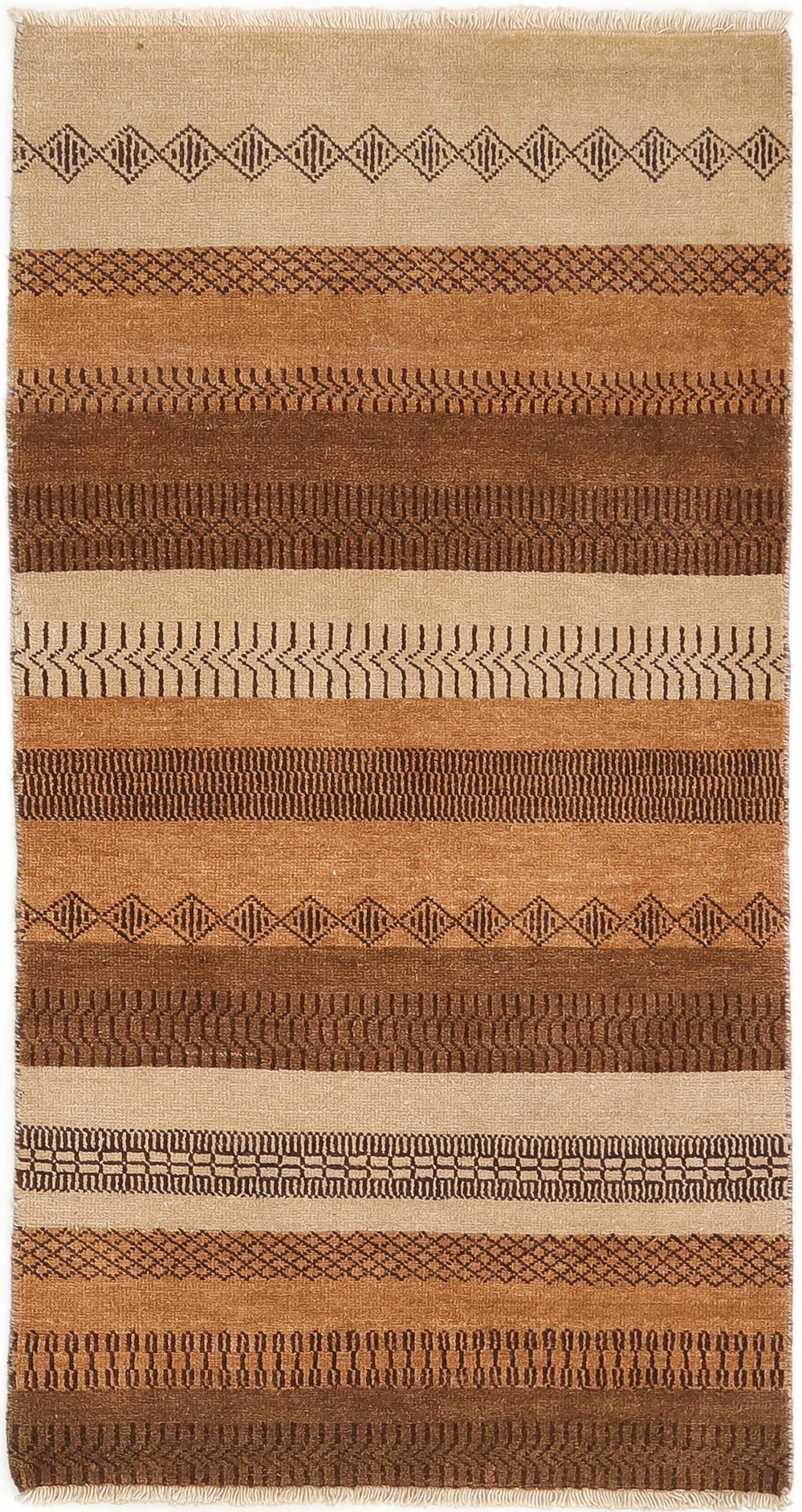 Hand-Knotted Oushak Carpet 2'.5" X 4'.6" Traditional, Gold Fine Wool Runner Rug 2x4