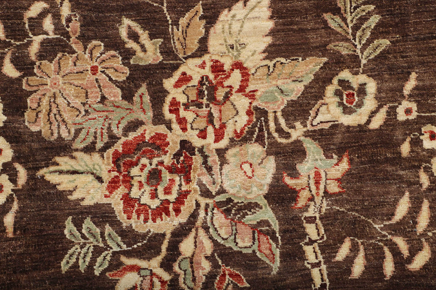 Hand-Knotted Gabbeh Carpet 5'.5" X 8'.6" Tribal, Brown Fine Wool Area Rug 5.5x8 D2641