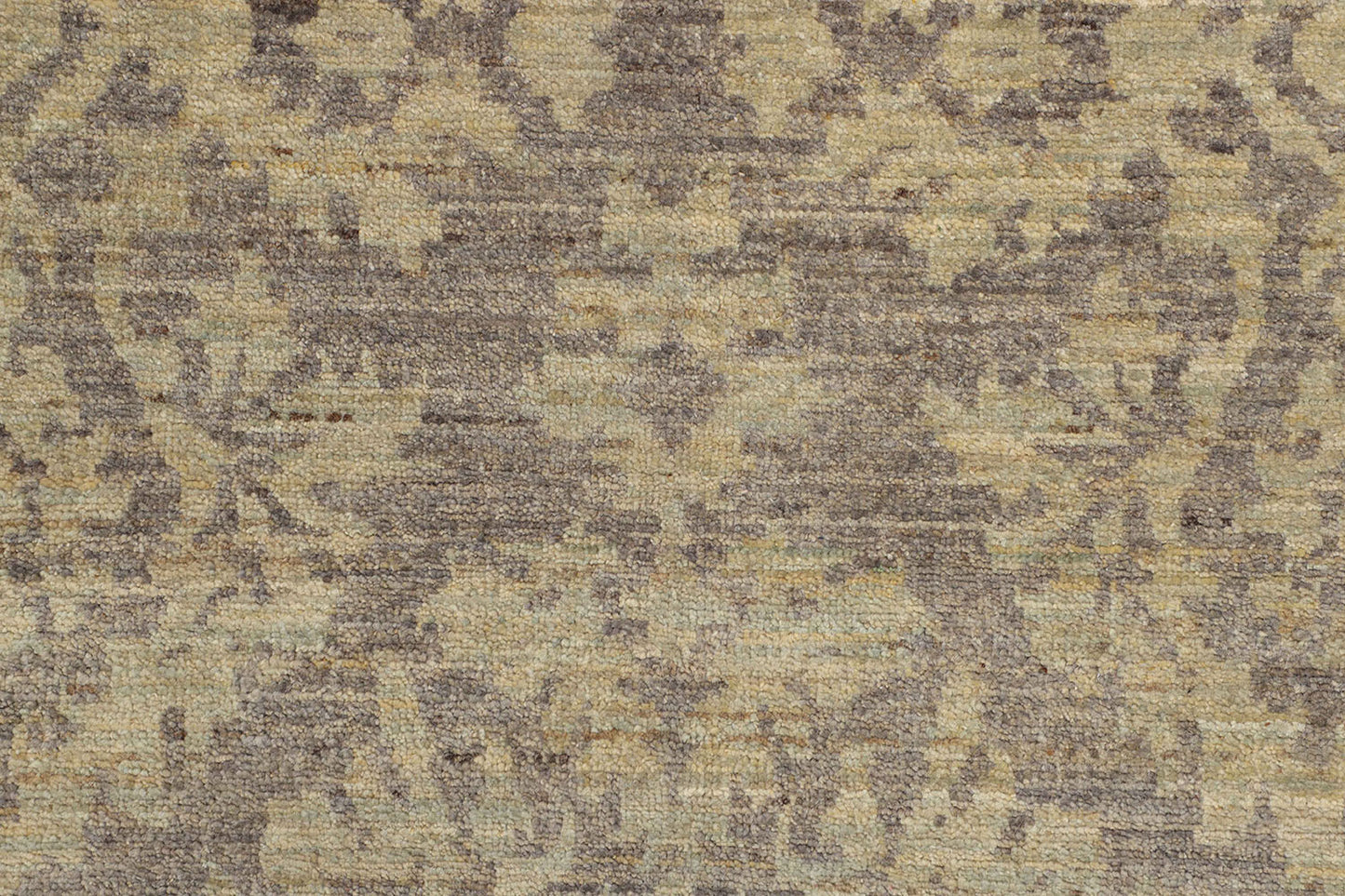 Hand-Knotted Oushak Carpet 4'.1" X 6'.3" Traditional, Grey Fine Wool Area Rug 4x6