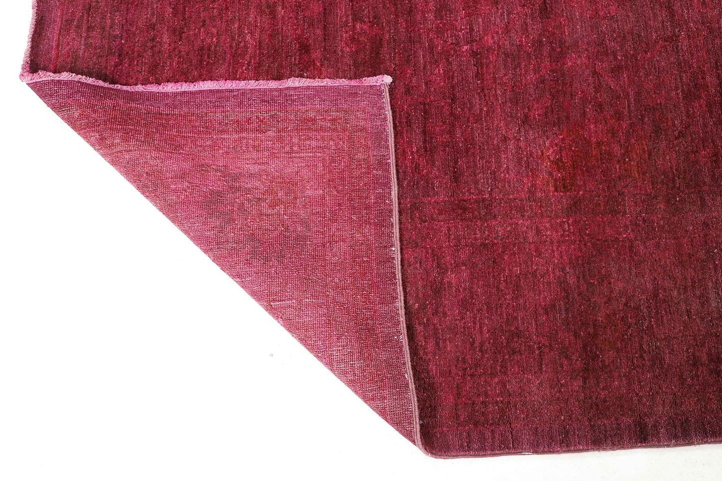 Hand-Knotted Oushak Carpet 8'.3" X 10'.3" Traditional, Red Fine Wool Area Rug 8x10