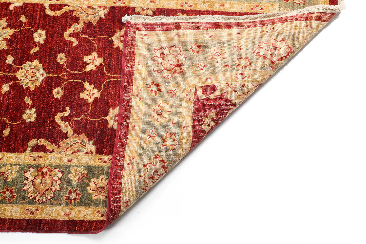 2.5x10 Hand-Knotted Ariana Carpet 2'.7" X 10'.5" Traditional, Red Fine Wool Runner Rug D40671