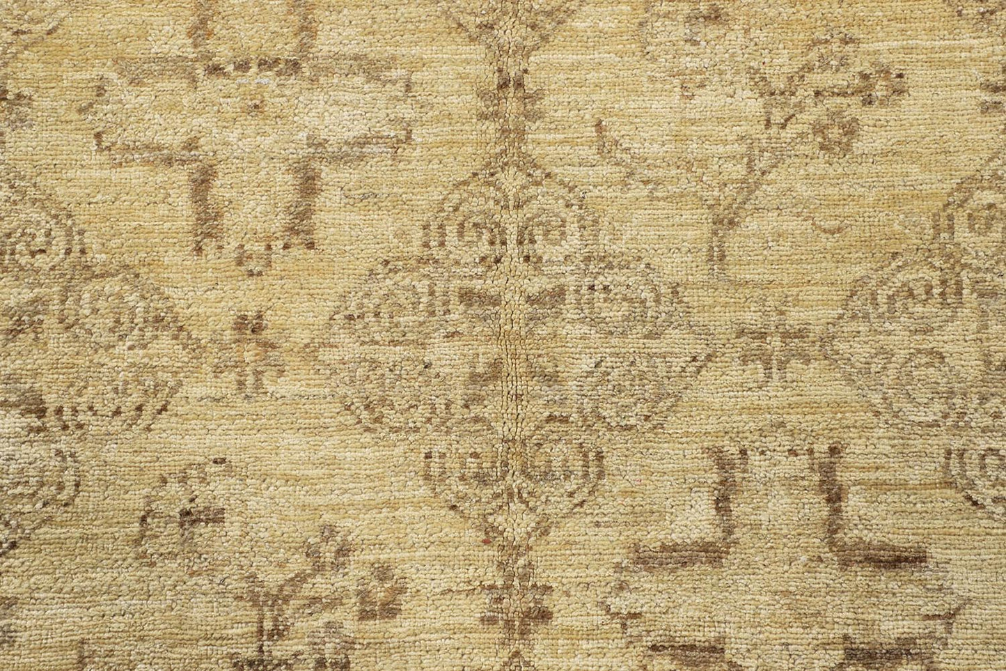 Hand-Knotted Farhan Carpet 5'.11" X 8'.5" Traditional, Beige Fine Wool Area Rug 6x9