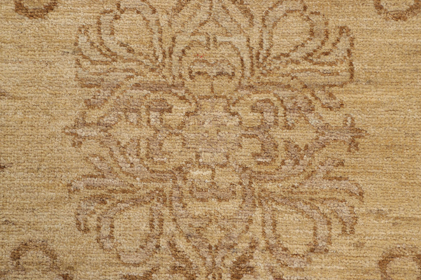 Hand-Knotted Oushak Carpet 2'.7" X 10'.1" Traditional, Camel Fine Wool Runner Rug 2.5x10