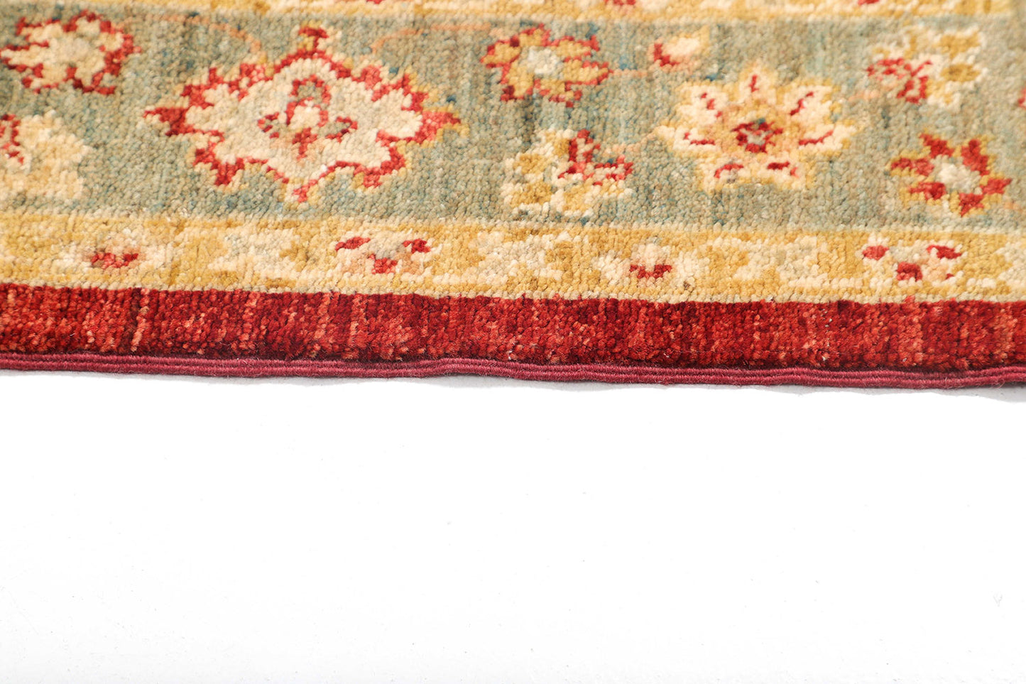 2.5x10 Hand-Knotted Ariana Carpet 2'.6" X 10'.5" Traditional, Red Fine Wool Runner Rug D40669