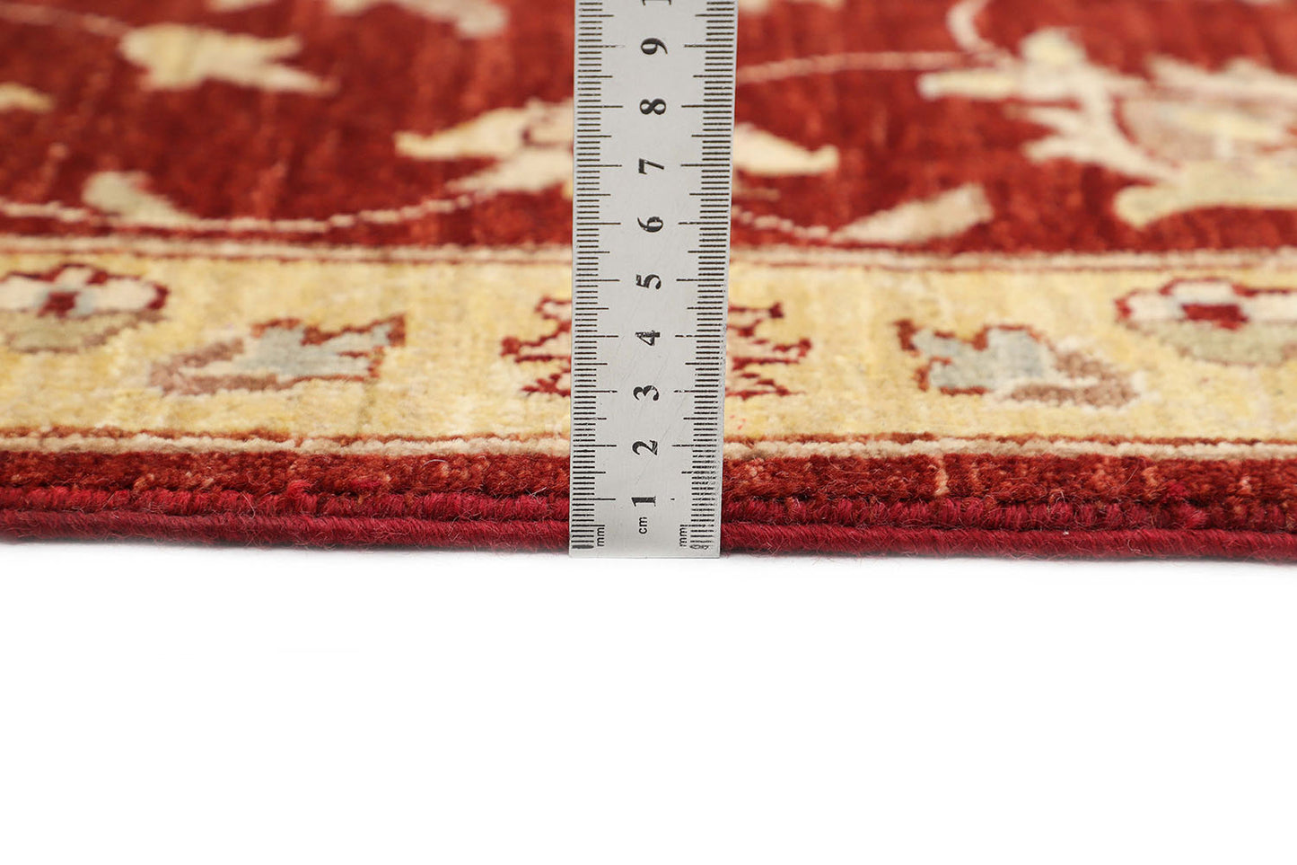Hand-Knotted Oushak Carpet 2'.5" X 4'.8" Traditional, Red Fine Wool Accent Rug 2x4