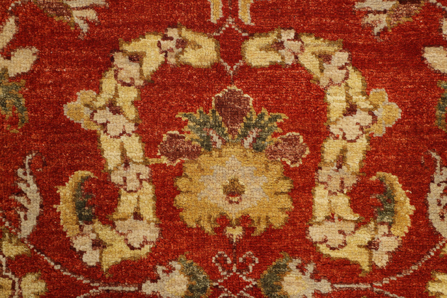 Hand-Knotted Oushak Carpet 3' X 5'.1" Traditional, Rust Fine Wool Accent Rug 3x5